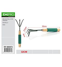 EMI Mini Rastrello da Giardino - 32cmEmi