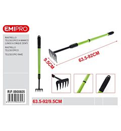 EMI Rastrello Telescopico da Giardino - 63,5/92cmEmi