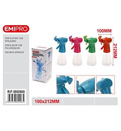 MINI VENTILATORE CON SPRUZZINOEmi
