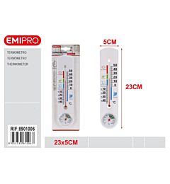 EMI Termometro con Barometro - 23x5cm