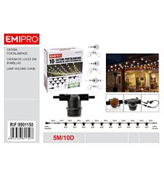 EMI Catena Portalampadine - 5M/10DEmi