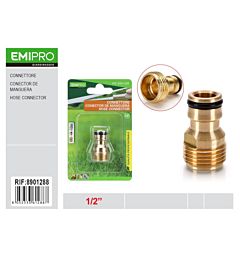 EMI Connettore Rapido in Ottone Maschio 1/2"Emi