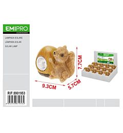 EMI Lampada Solare Descorativa - Scoiattolo