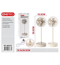 MINI VENTILATORE DA SCRIVANIA - 30.5CMEmi