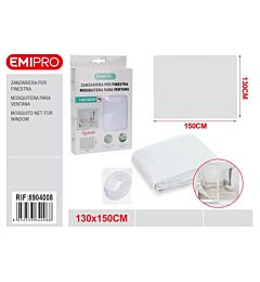 ZANZARIERA PER FINESTRA - BIANCO 130x150CMEmi