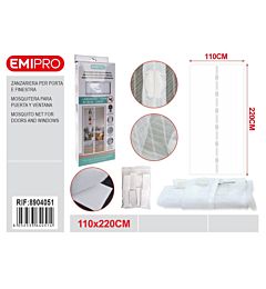 ZANZARIERA PORTAFINESTRA - BIANCO 110x220CMEmi
