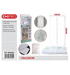 ZANZARIERA PORTAFINESTRA - BIANCO 130x220CMEmi