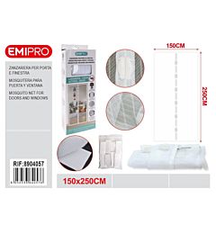 ZANZARIERA PORTAFINESTRA - BIANCO 150x250CMEmi