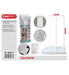 ZANZARIERA PORTAFINESTRA - BIANCO 120x240CMEmi