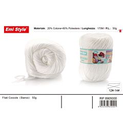 Emi Filato Sofia 50g/170m - BiancoEmi