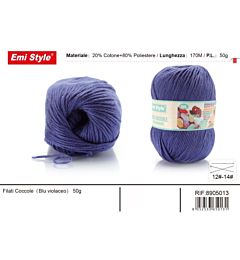 Emi Filato Sofia 50g/170m - Blu ViolaceoEmi