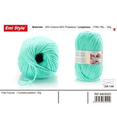 Emi Filato Sofia 50g/170m - Turchese PastelloEmi