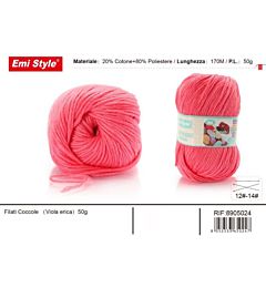Emi Filato Sofia 50g/170m - Viola EricaEmi