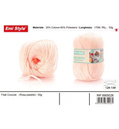 Emi Filato Sofia 50g/170m - Rosa PastelloEmi