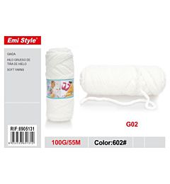 Emi Filato Giada 100g/55m - BiancoEmi