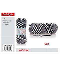 Emi Filato Giada 100g/55m - Tricolore NeutroEmi