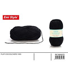 Emi Filato Coccole 100g - NeroEmi