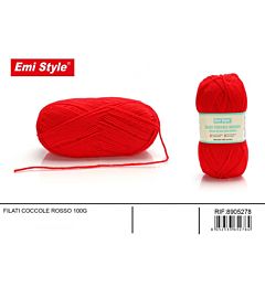 Emi Filato Coccole 100g/240m - RossoEmi