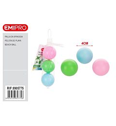 SET PALLINE BEACH TENNIS 4CM - 3PZEmi