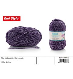 Emi Filato effetto Velluto 100g/245m - ViolaEmi