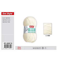 Emi Filato Martina 100g/110m - Bianco Avorio M20Emi