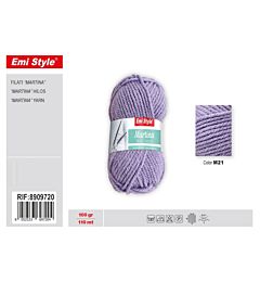 Emi Filato Martina 100g/110m - Lilla M21Emi
