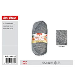 Emi Filato Martina 100g/110m - Grigio M25Emi