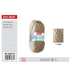 Emi Filato Martina 100g/110m - Beige M39Emi