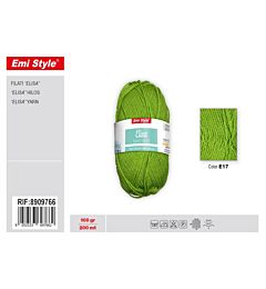 Emi Filato Elisa 100g/200m - Verde Erba E17Emi