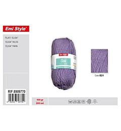 Emi Filato Elisa 100g/200m - Lilla E21Emi
