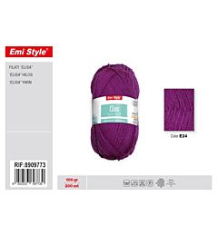 Emi Filato Elisa 100g/200m - Viola E24Emi