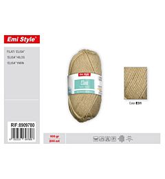 Emi Filato Elisa 100g/200m - Beige E31Emi