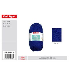 Emi Filato Elisa 100g/200m - Blu E37Emi