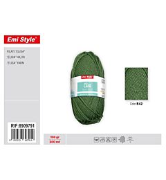 Emi Filato Elisa 100g/200m - Verde Oliva E42Emi