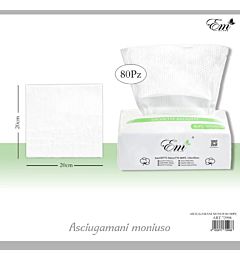 SALVIETTE ASCIUTTE MONOUSO 80PZ