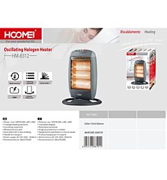 Stufa Alogena 1200W - HM8312Hoomei
