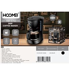 MACCHINA X CAFFE 680W 1.2L HM-5760Hoomei
