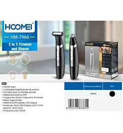 RASOIO RICARICABILE 2IN1 HM-7966