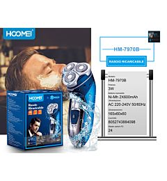 RASOIO RICARICABILE 3W HM-7970BHoomei
