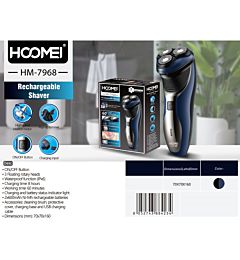 RASOIO RICARICABILE HM-7968Hoomei