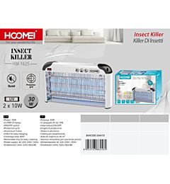LAMPADA ANTI-INSETTI 30W - 60 m²Hoomei