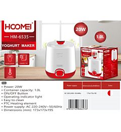 MACCHINA X YOGURT 1L 20W HM-6535Hoomei