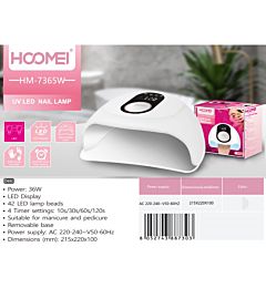 ESSICCATORE X UNGHIE 36W HM-7365WHoomei