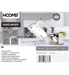 MIXER C/FRUSTE 250W HM-6848Hoomei