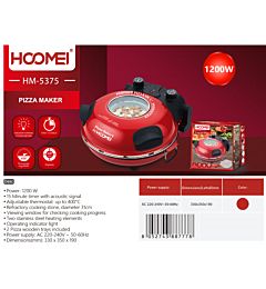 PIASTRA X PIZZA 1200W HM-5375