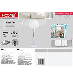 VENTILATORE A PIANTANA CON TELECOMANDO 50W - 125CMHoomei
