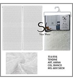 SL TENDA AMINA 60X150CM COL.BIANCOSl Ideahome