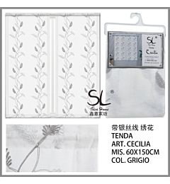 SL TENDA CECILIA 60X150CM COL.GRIGIOSl Ideahome