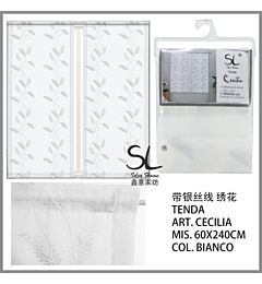 SL TENDA CECILIA 60X240CM COL.BIANCOSl Ideahome