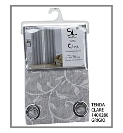 SL TENDA CLARE 140X280CM COL.GRIGIOSl Ideahome